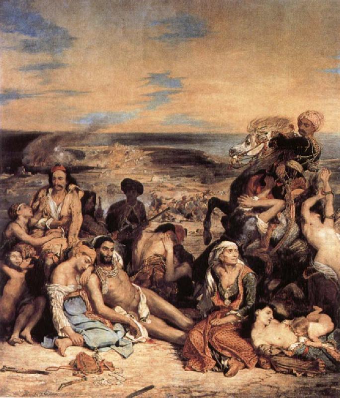 Eugene Delacroix The Massacre on Chios china oil painting image